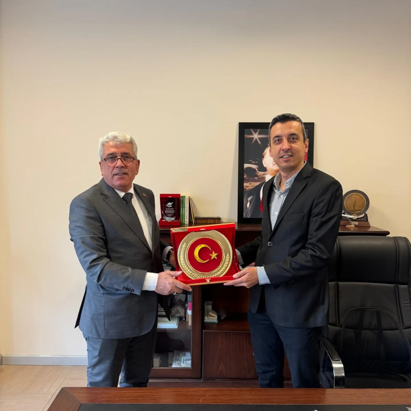 Çevre Yönetim Şube Müdürü Mustafa Özcan Bey’e ziyaret