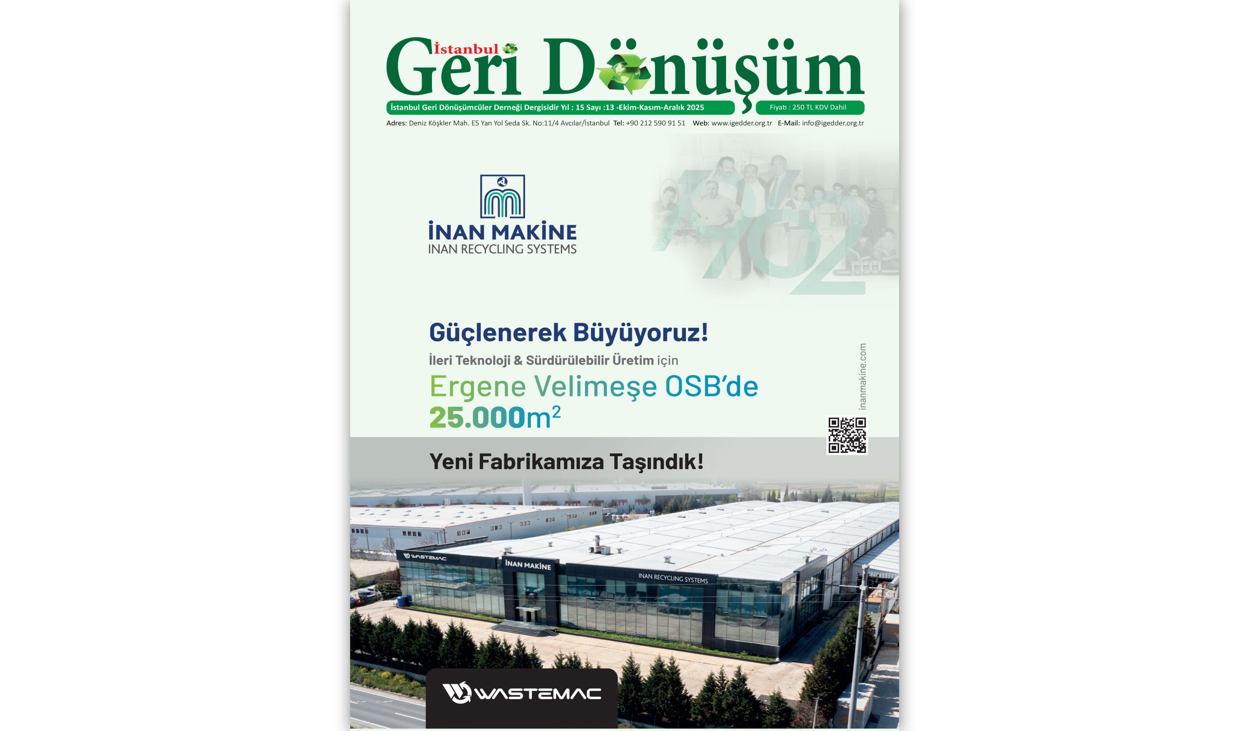 Geri Dönüşüm Dergisi 2025 yılı 2. Sayısı